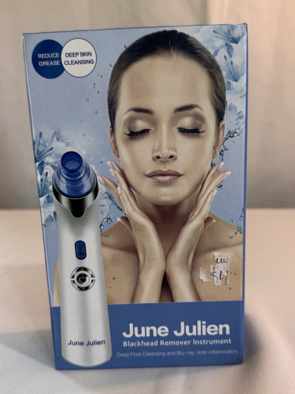 Blackhead Remover Vacuum - June Julien Facial Pore Cleanser Electric Acne